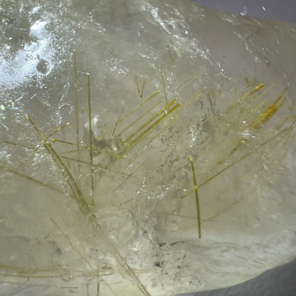 Golden Rutilated Quartz Crystal Freeform - Picture 3 of 11